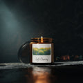 Soft Clearing Scented Soy Candle — Amber Jar Aromatherapy