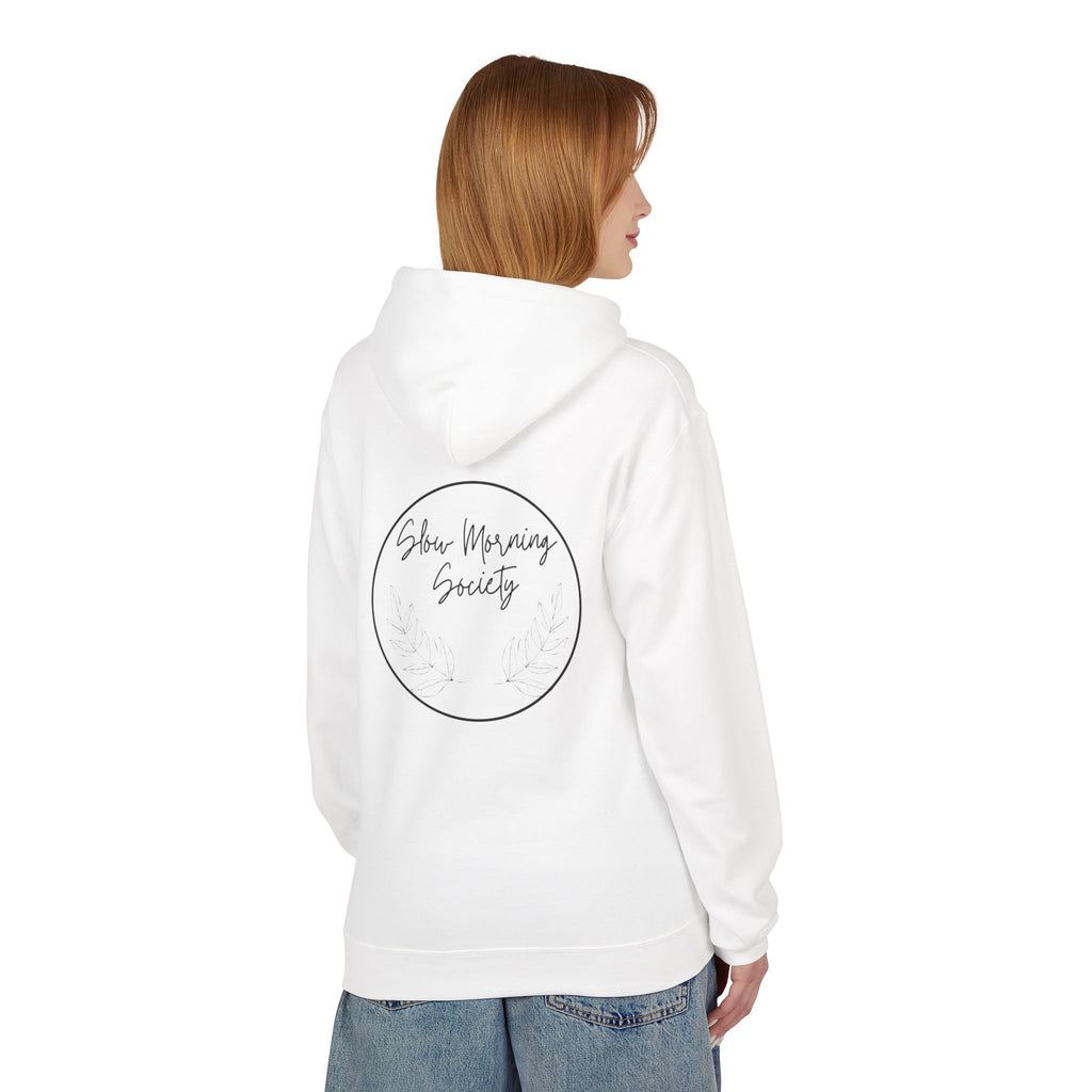Slow Morning Society™ Minimalist Floral Hoodie