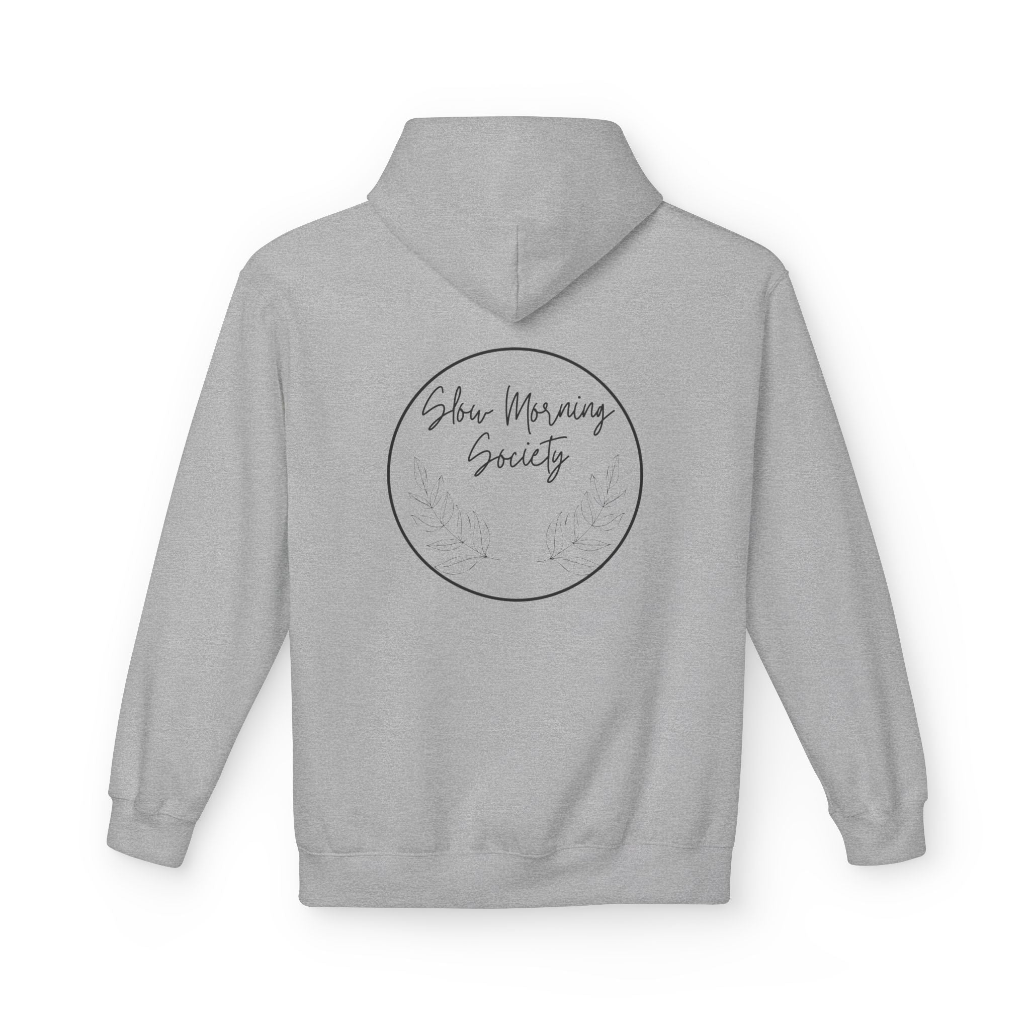 Slow Morning Society™ Minimalist Floral Hoodie
