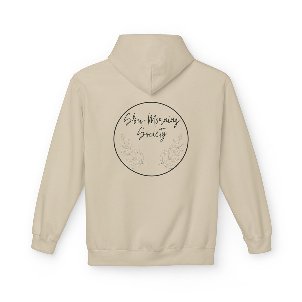 Slow Morning Society™ Minimalist Floral Hoodie