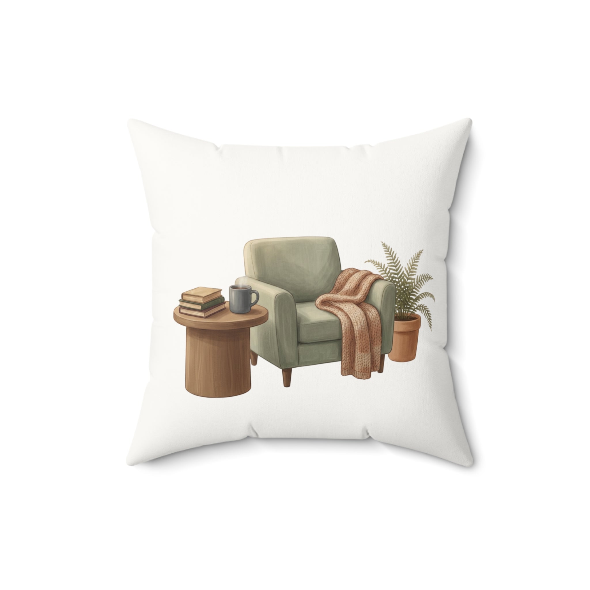 Shhh... I'm Resting Faux Suede Pillow — Cozy Living Room Accent Cushion