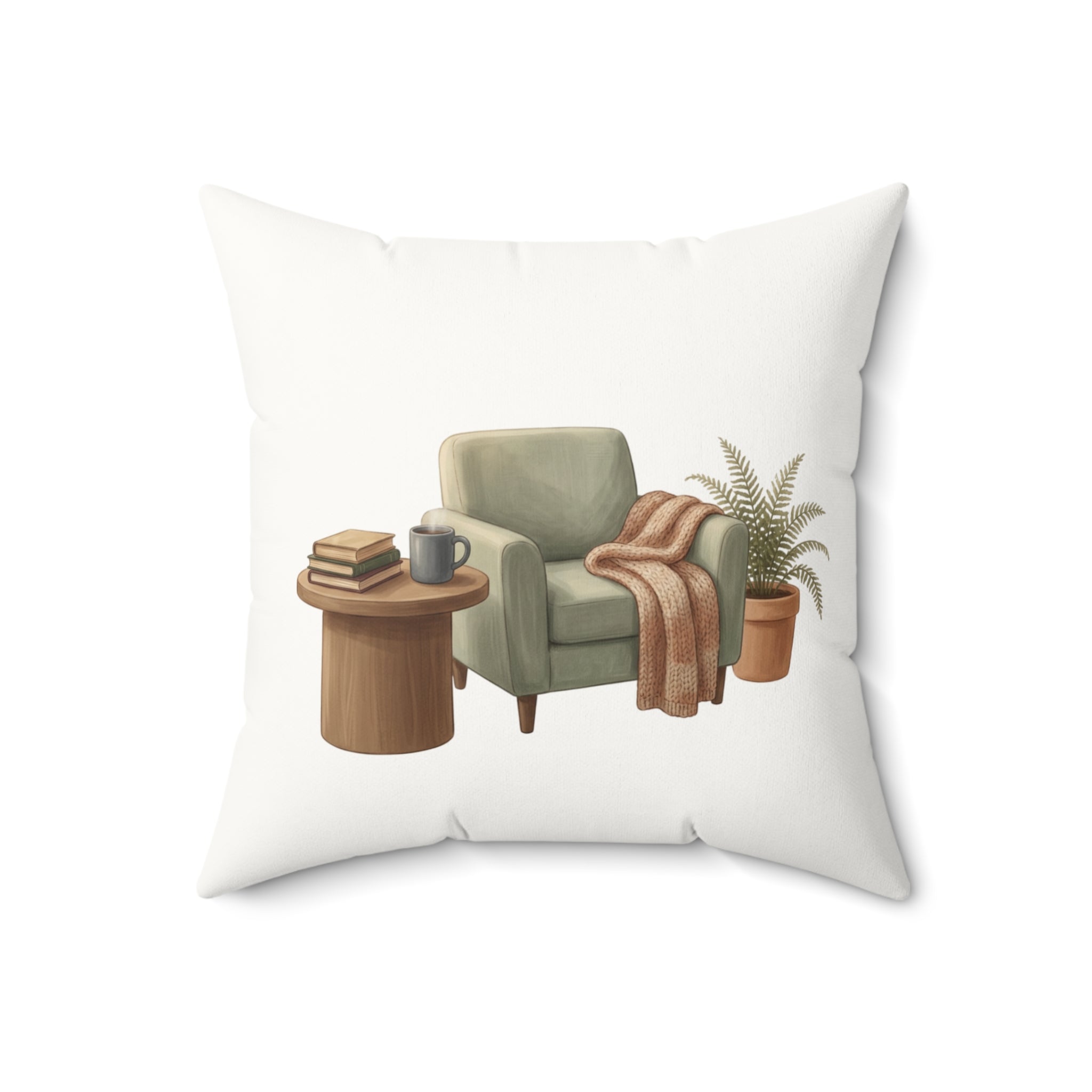 Shhh... I'm Resting Faux Suede Pillow — Cozy Living Room Accent Cushion