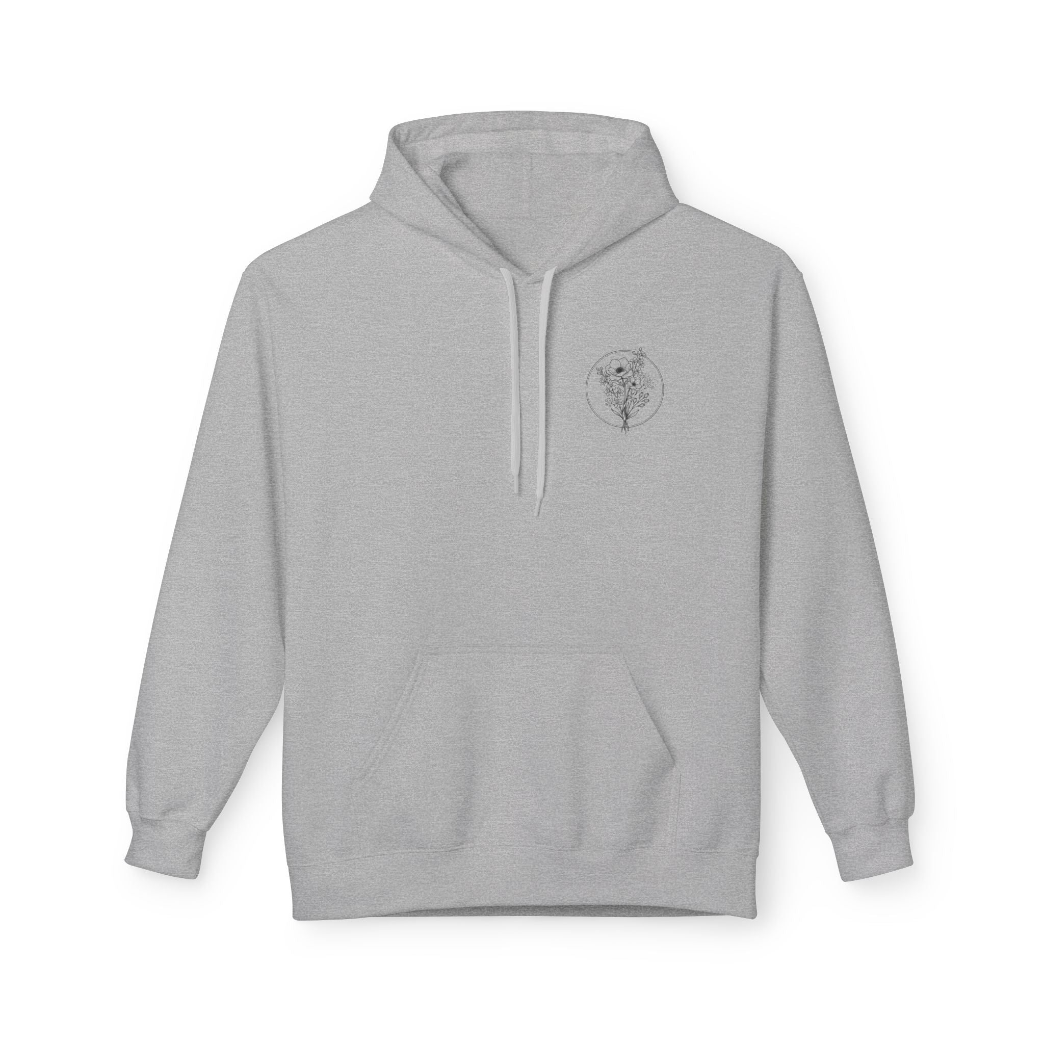 Slow Morning Society™ Minimalist Floral Hoodie