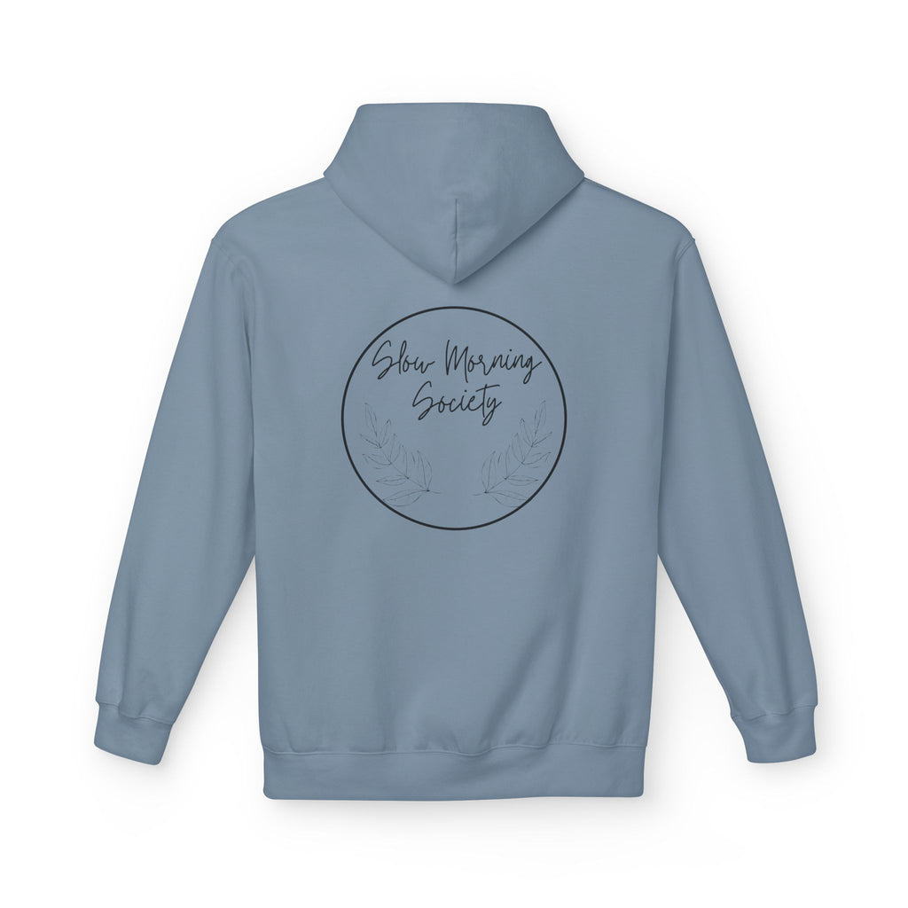 Slow Morning Society™ Minimalist Floral Hoodie