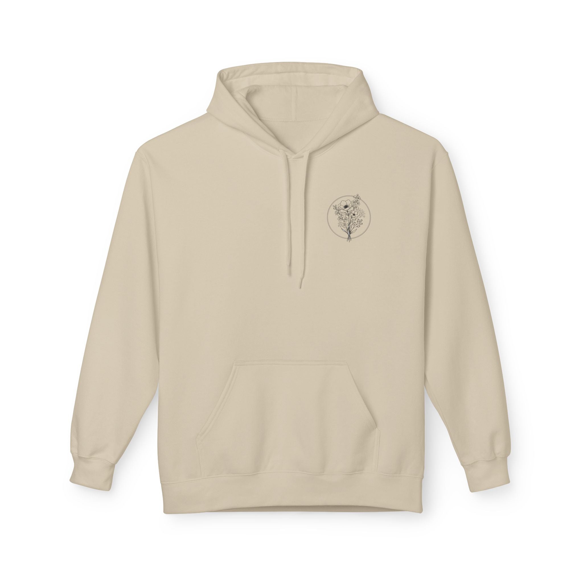 Slow Morning Society™ Minimalist Floral Hoodie
