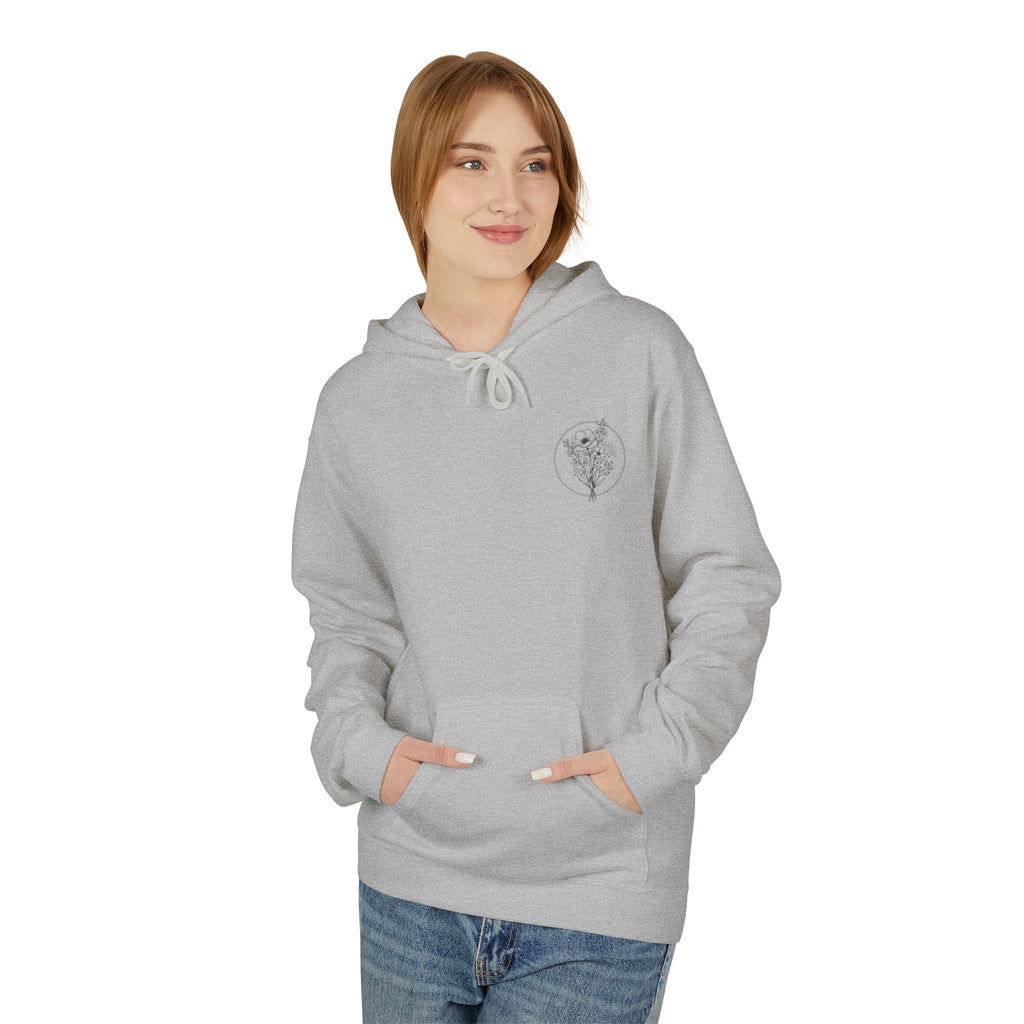 Slow Morning Society™ Minimalist Floral Hoodie