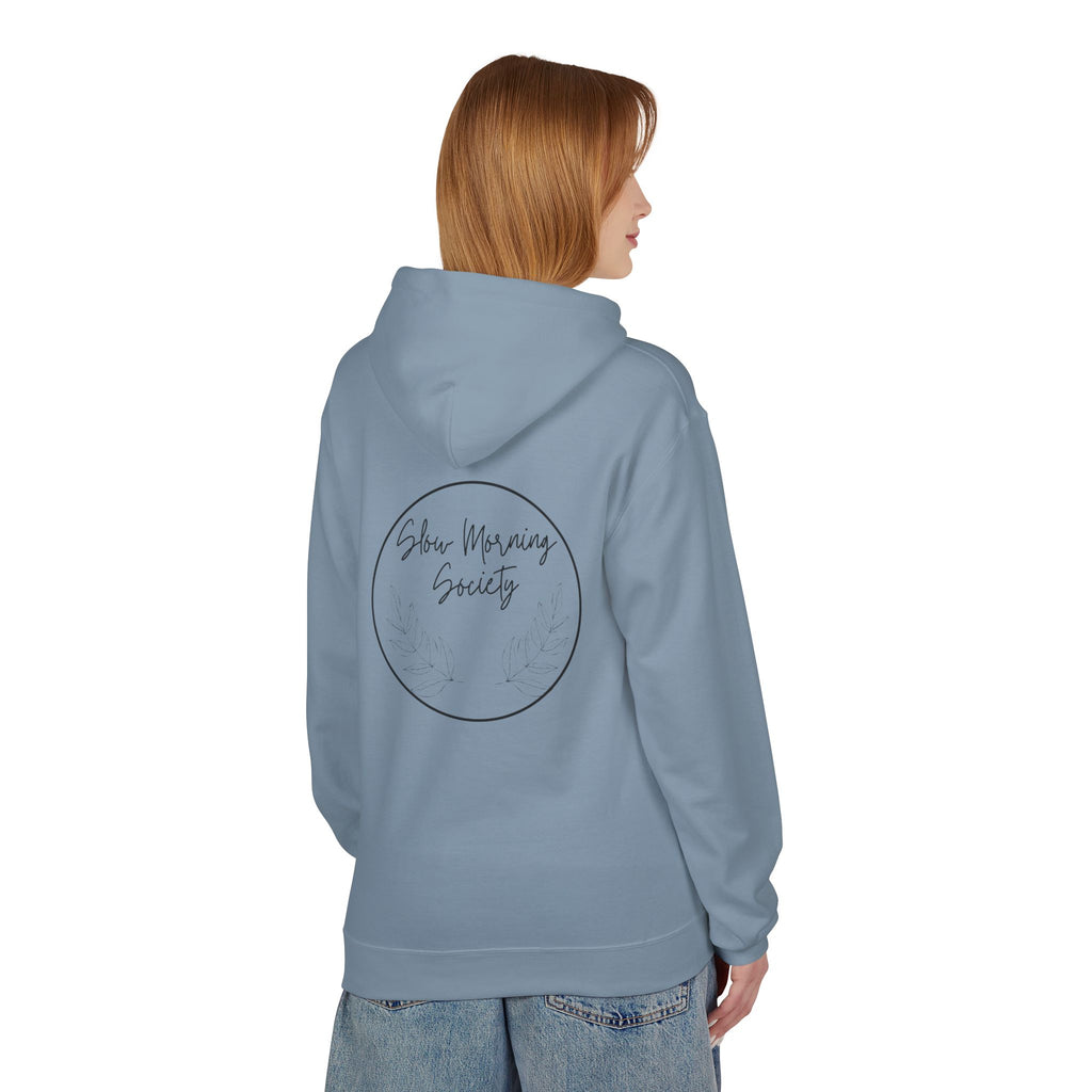 Slow Morning Society™ Minimalist Floral Hoodie
