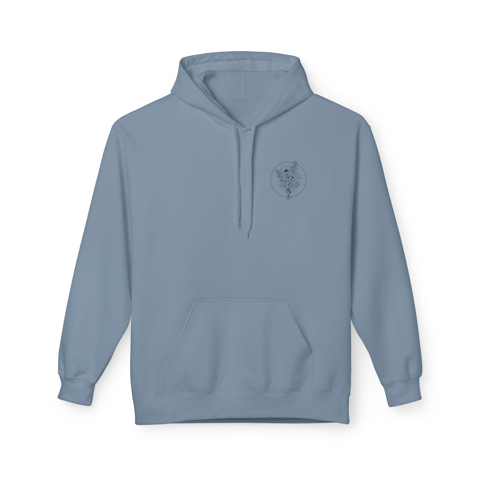 Slow Morning Society™ Minimalist Floral Hoodie