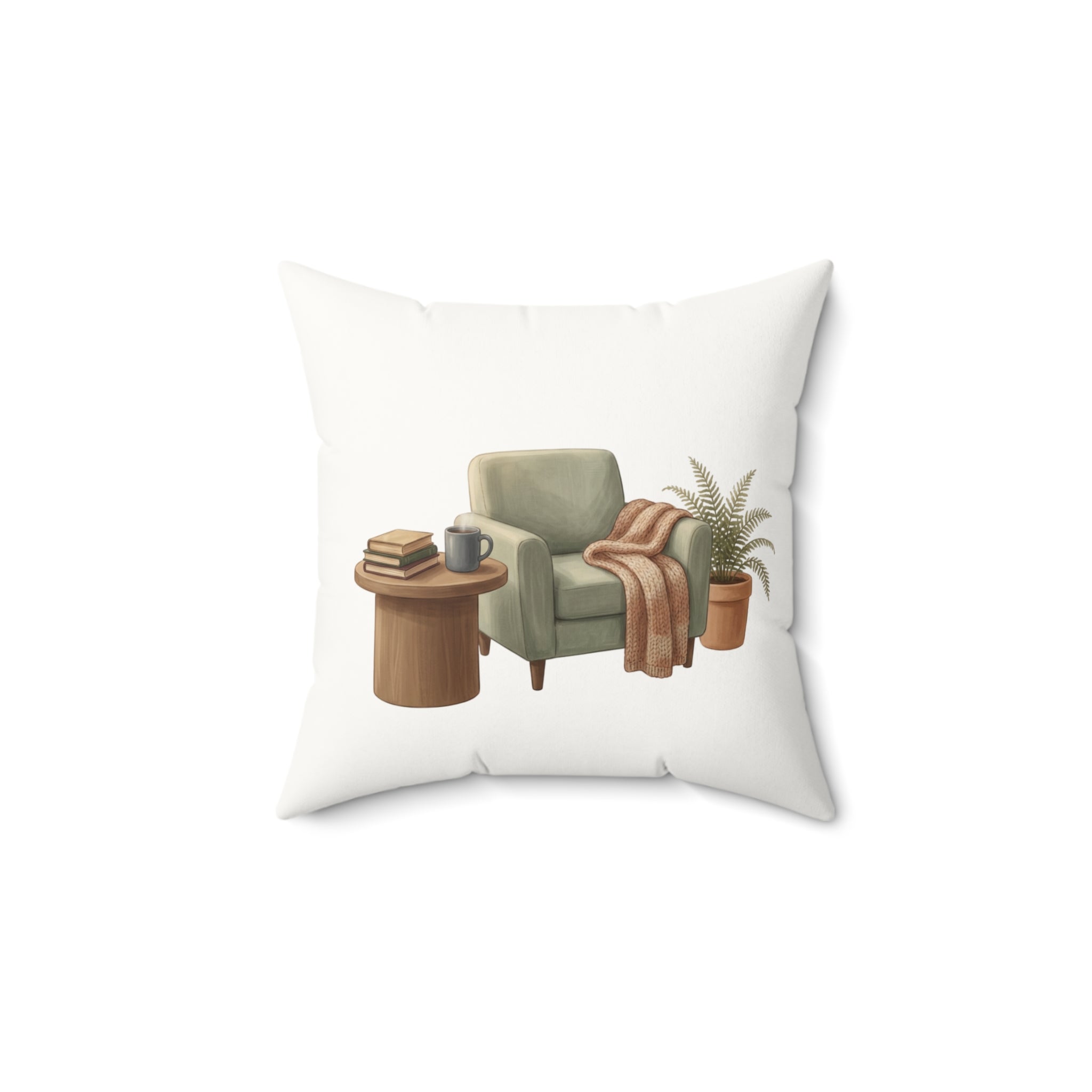 Shhh... I'm Resting Faux Suede Pillow — Cozy Living Room Accent Cushion