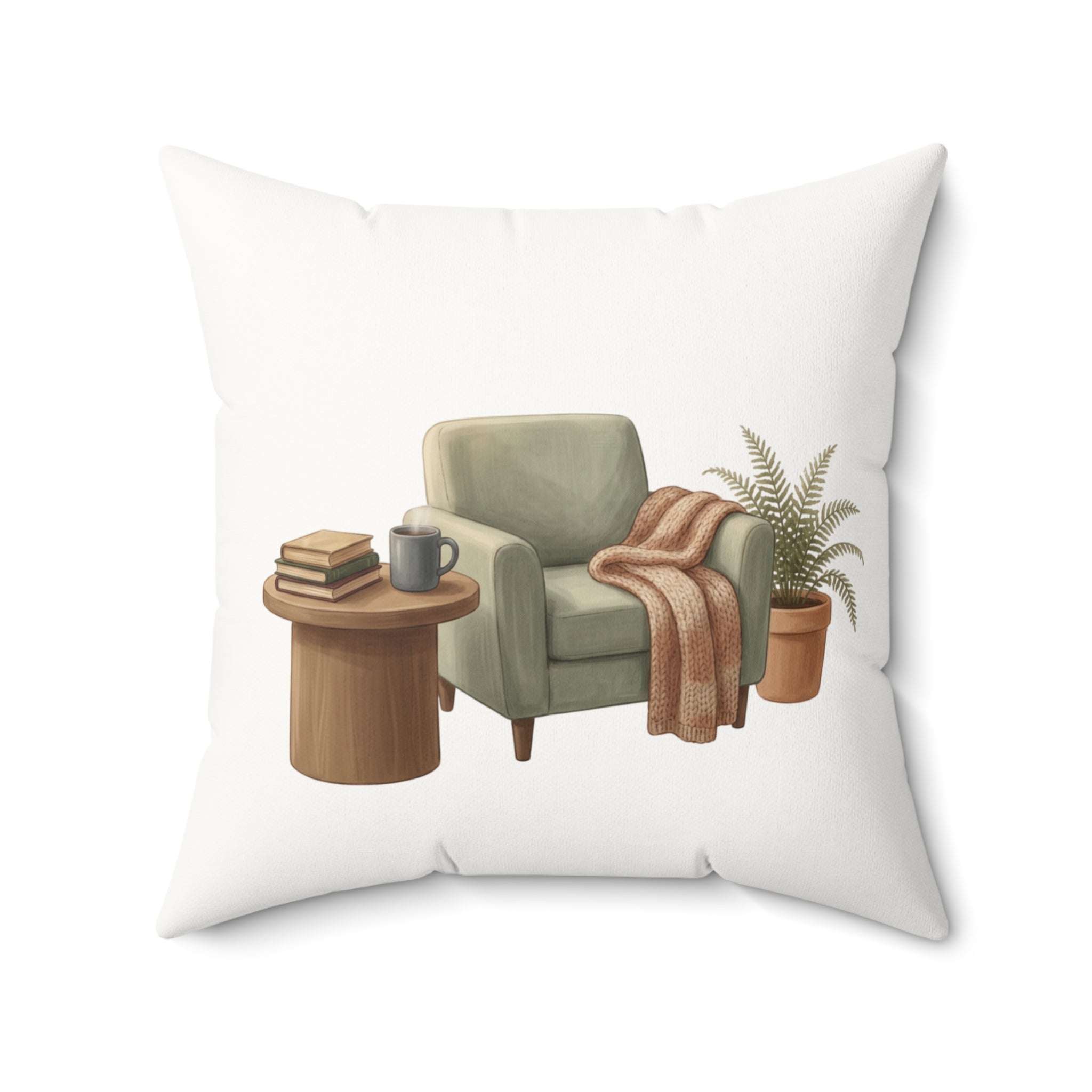 Shhh... I'm Resting Faux Suede Pillow — Cozy Living Room Accent Cushion