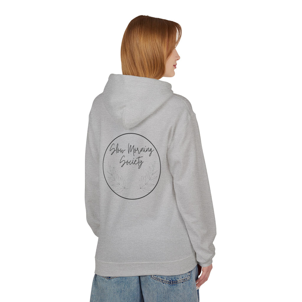 Slow Morning Society™ Minimalist Floral Hoodie