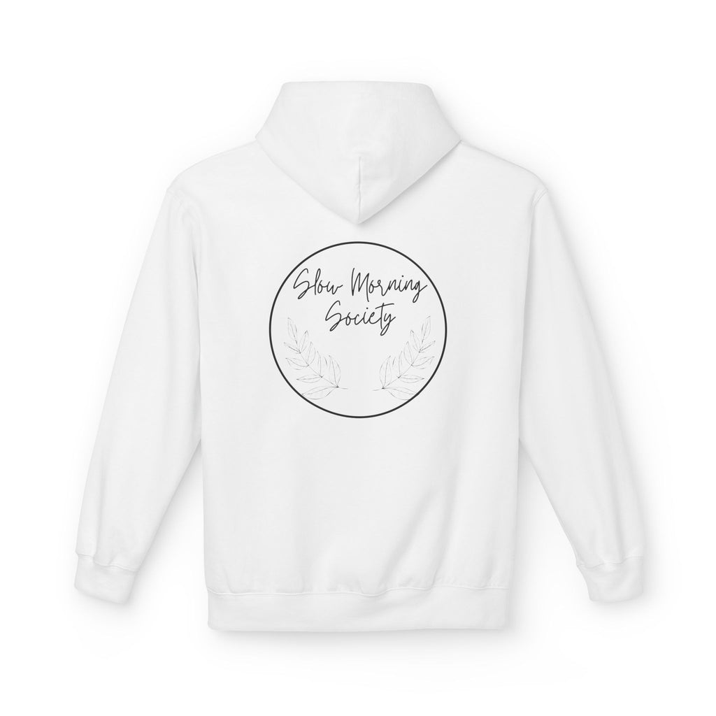 Slow Morning Society™ Minimalist Floral Hoodie